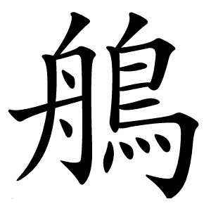 鵃怎么读