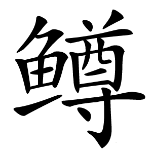 鳟怎么读