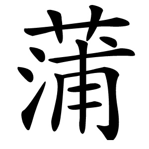 蒲怎么读