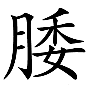 腇怎么读