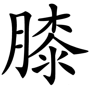 膝怎么读